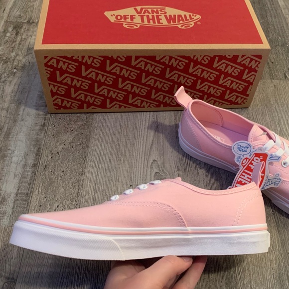 Vans authentic pink and white shoes sneakers - Picture 5 of 8